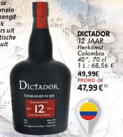 Cora Dictador 12 jaar aanbieding