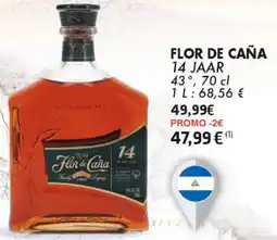 Cora Flor de caña 14 jaar 43° aanbieding
