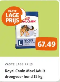 Maxi Zoo Royal Canin Maxi Adult droogvoer hond aanbieding