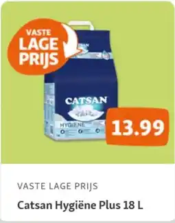 Maxi Zoo Catsan hygiëne plus aanbieding