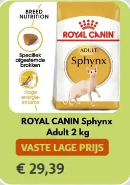 Maxi Zoo Royal canin sphynx adult aanbieding