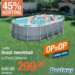 Cevo Bestway Ovaal zwembad aanbieding