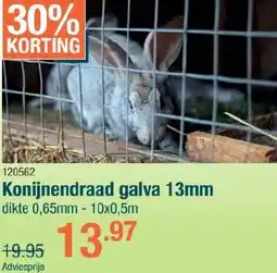 Cevo Konijnendraad galva aanbieding