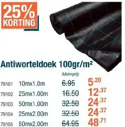 Cevo Antiworteldoek aanbieding