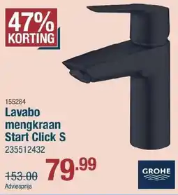 Cevo Grohe lavabo mengkraan start click s aanbieding