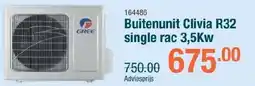 Cevo Gree Buitenunit Clivia R32 single rac 3,5Kw aanbieding