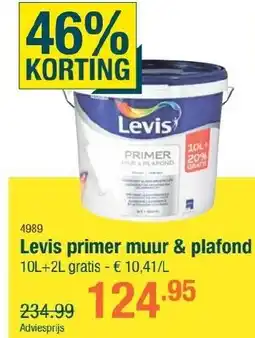 Cevo Levis primer muur & plafond aanbieding