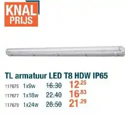 Cevo TL armatuur LED T8 HDW IP65 aanbieding