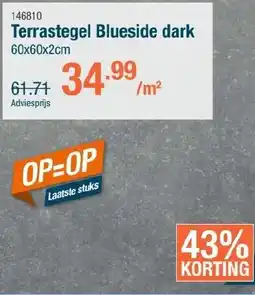 Cevo Terrastegel Blueside dark aanbieding