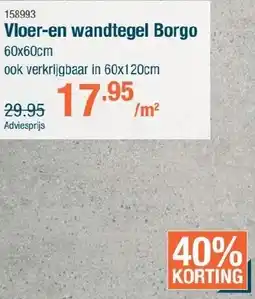 Cevo Vloer-en wandtegel Borgo aanbieding