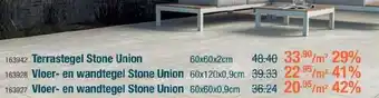 Cevo Terrastegel Stone Union aanbieding