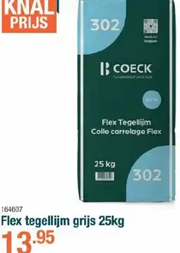 Cevo Flex tegellijm grijs aanbieding
