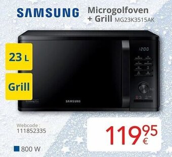 Eldi Samsung Microgolfoven + Grill aanbieding