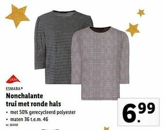 Lidl Nonchalante trui met ronde hals aanbieding