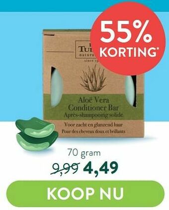 Holland & Barrett Aloë vera conditioner bar aanbieding