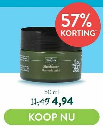 Holland & Barrett Sheabutter aanbieding