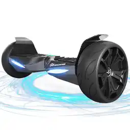 Decathlon Hoverboard Gyropode 8,5 met LED-lamp Bluetooth en APP EV5 Zwart aanbieding