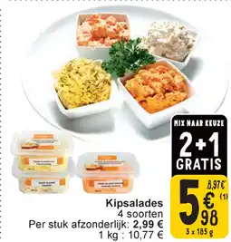Cora Kipsalades aanbieding