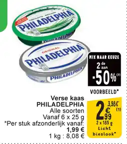Cora Philadelphia Verse Kaas aanbieding