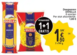 Cora Divella Deegwaren aanbieding