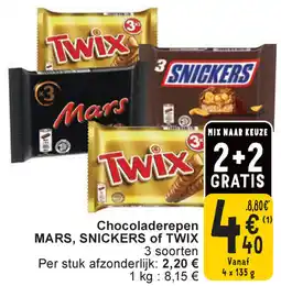 Cora Chocoladerepen aanbieding