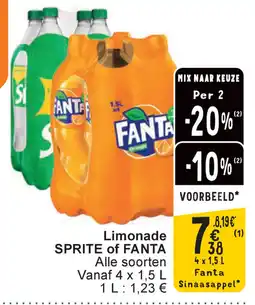 Cora Limonade aanbieding