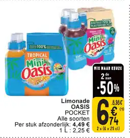Cora Oasis Limonade Pocket aanbieding