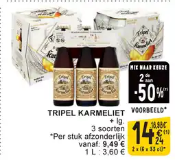 Cora Tripel Karmelie + lg. aanbieding