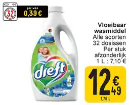 Cora Dreft Vloeibaar Wasmiddel aanbieding