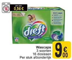 Cora Dreft Wascaps aanbieding