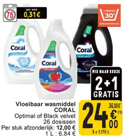 Cora Coral Vloeibaar Wasmiddel aanbieding