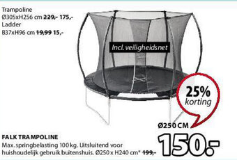 Jysk Falk Trampoline aanbieding