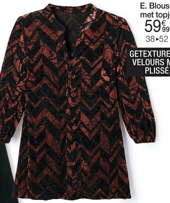 Blouse met topje