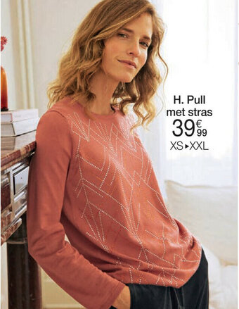 Damart Pull met stras aanbieding