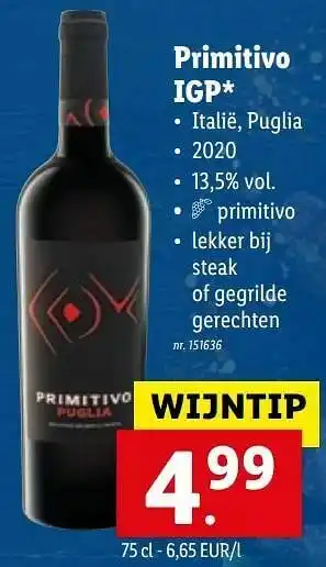 Primitivo igp