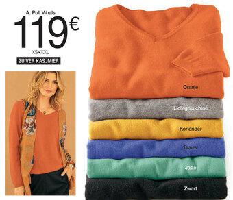 Damart Pull V-hals aanbieding