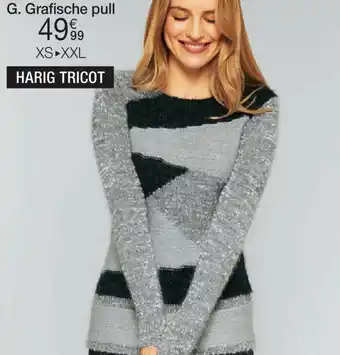 Damart Gafische pull aanbieding