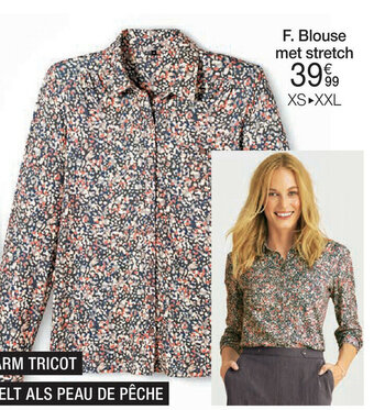 Damart Blouse met stretch aanbieding
