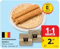Carrefour Pannenkoeken Annie’s aanbieding