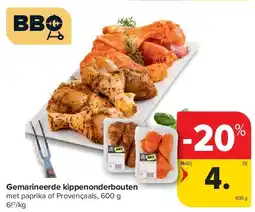 Carrefour Gemarineerde kippenonderbouten aanbieding