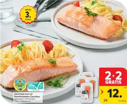 Carrefour Zalmmoot met vel Kwaliteitsketen Carrefour aanbieding