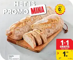 Carrefour Ciabatta aanbieding
