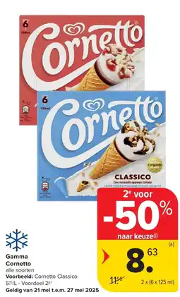 Carrefour Gamma Cornetto aanbieding