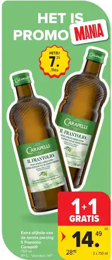 Extra olijfolie van de eerste persing Il Frantolio Carapelli