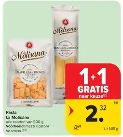 Carrefour Pasta La Molisana aanbieding