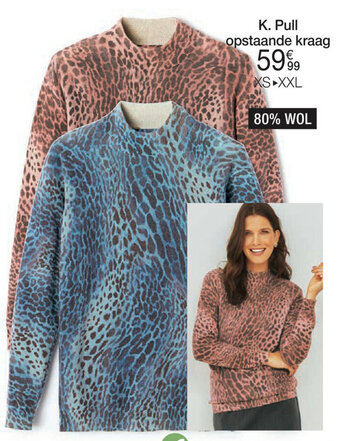 Damart Pull opstaande kraag aanbieding