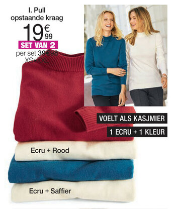Damart Pull opstaande kraag aanbieding