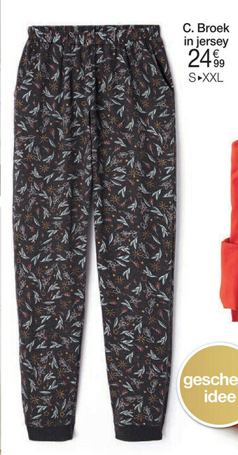 Damart Broek in jersey aanbieding