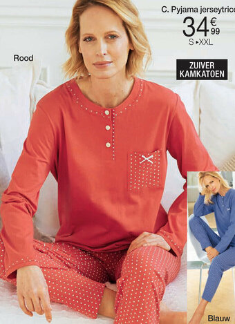 Damart Pyjama jerseytricot aanbieding