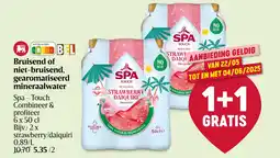 Delhaize Bruisend of niet-bruisend, gearomatiseerd mineraalwater aanbieding